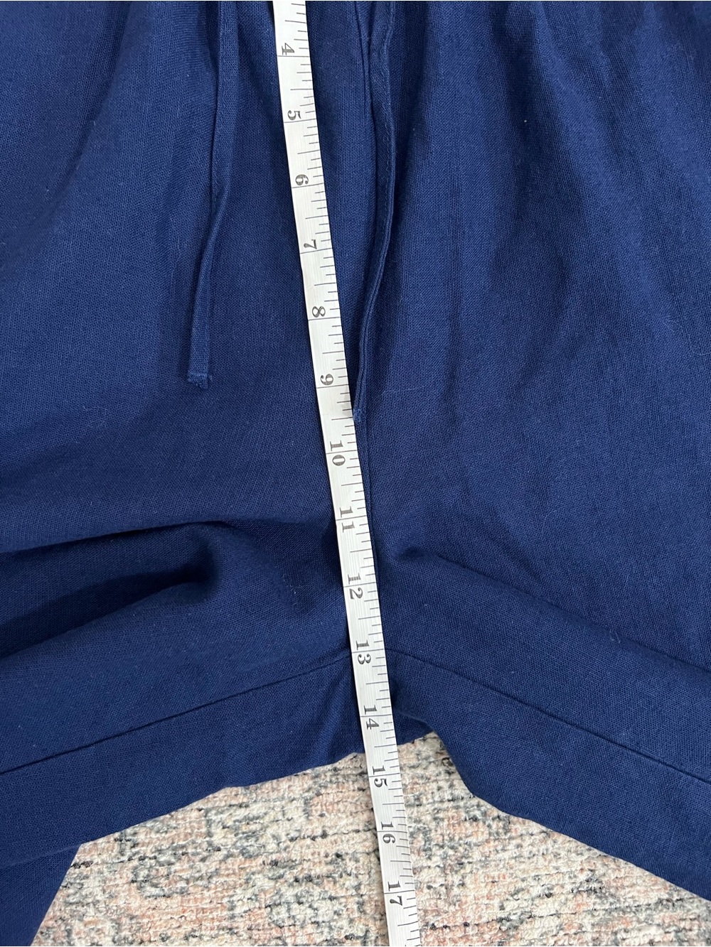 Roller Rabbit x Target Linen Blend Wide Leg Pants Womens Medium Scallop Hem NWT - Picture 13 of 16